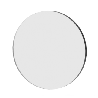 Sklo okrúhle číre 50mm