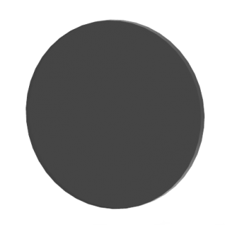 Sklo okrúhle tmavé č.11 50mm